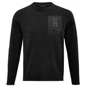 Dviratininko marškinėliai Cube ATX Fleece L/S black