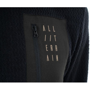 Dviratininko marškinėliai Cube ATX Fleece L/S black