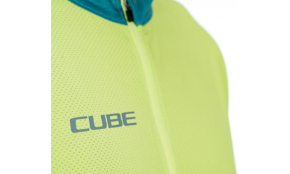 Dviratininko marškinėliai Cube ATX Half Zip CMPT S/S green'n'lime - 2