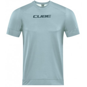 Dviratininko marškinėliai Cube ATX Round Neck S/S grey