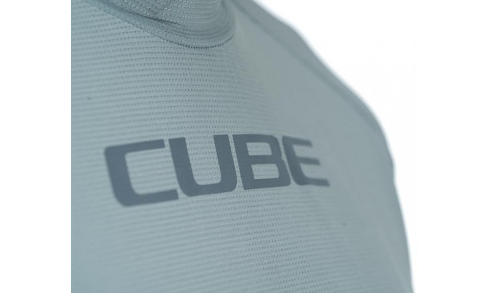 Dviratininko marškinėliai Cube ATX Round Neck S/S grey - 3