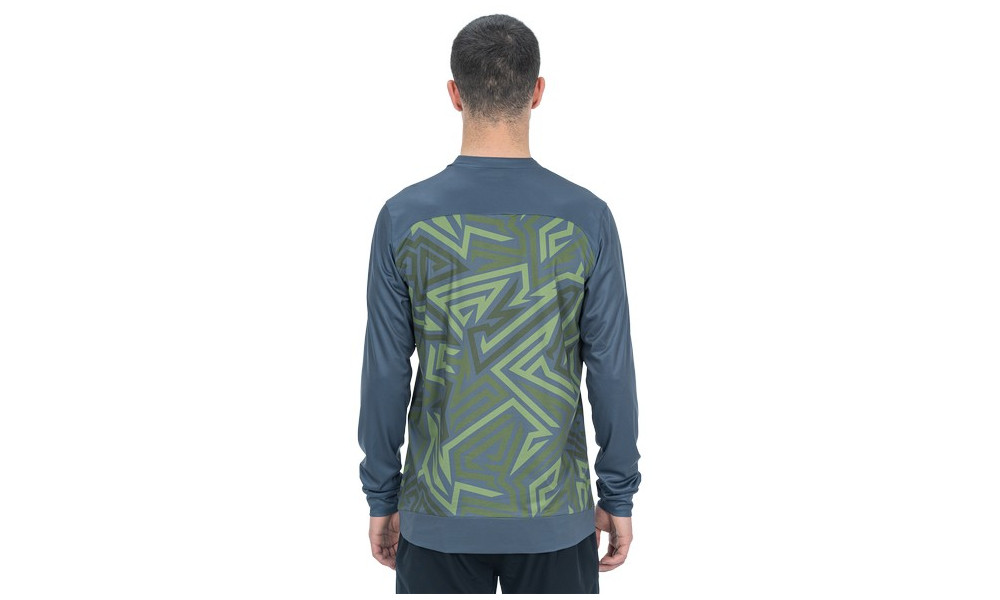 Dviratininko marškinėliai Cube ATX Round Neck TM L/S olive'n'grey - 4