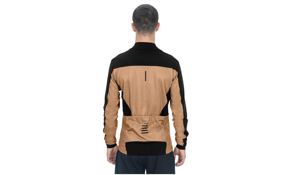 Dviratininko marškinėliai Cube ATX Full Zip CMPT L/S brown'n'black - 4