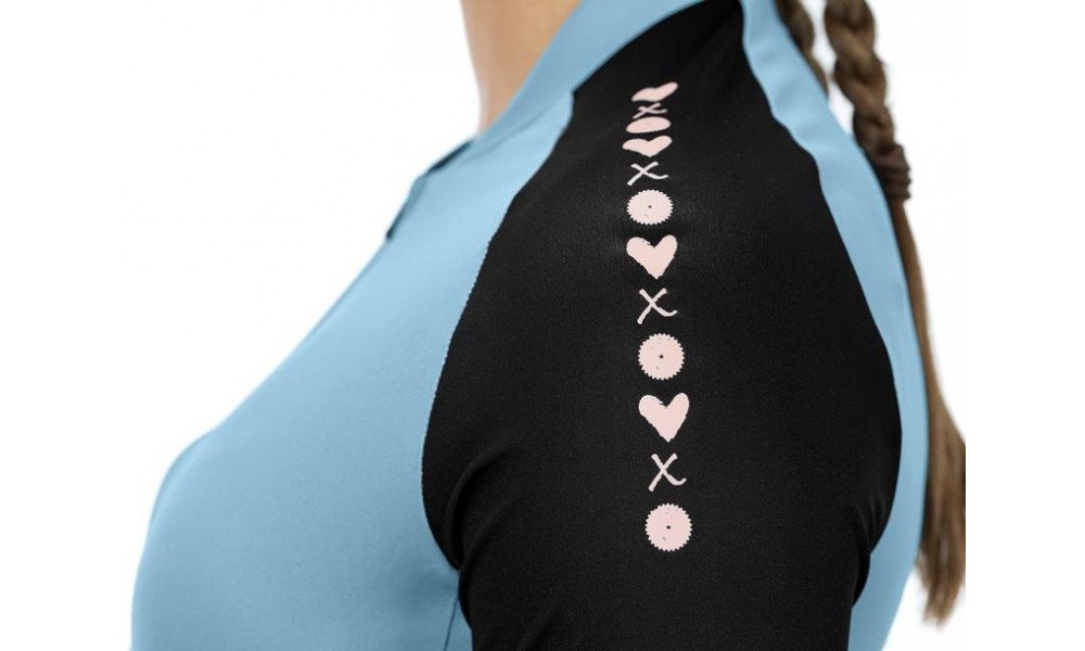 Dviratininko marškinėliai Cube ATX WS Half Zip CMPT S/S blue - 3