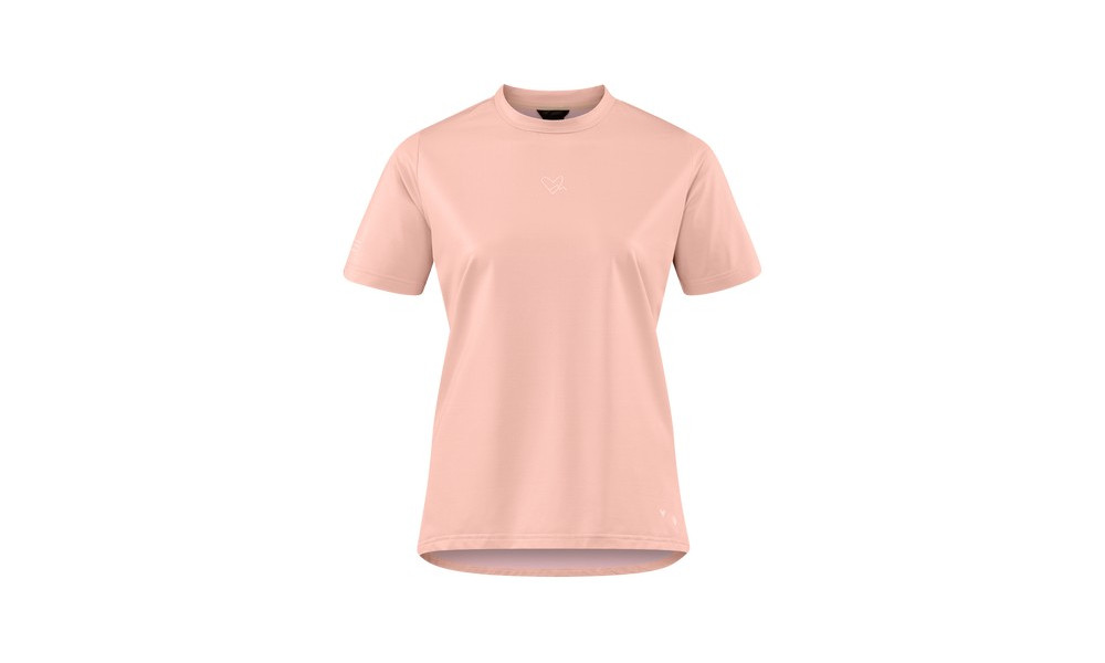Dviratininko marškinėliai Cube ATX WS Round Neck S/S coral - 1