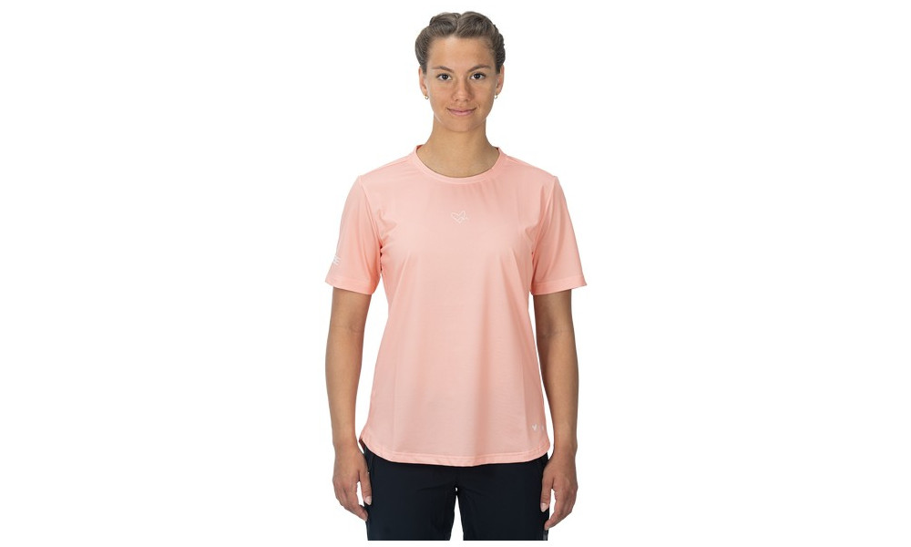 Dviratininko marškinėliai Cube ATX WS Round Neck S/S coral - 5
