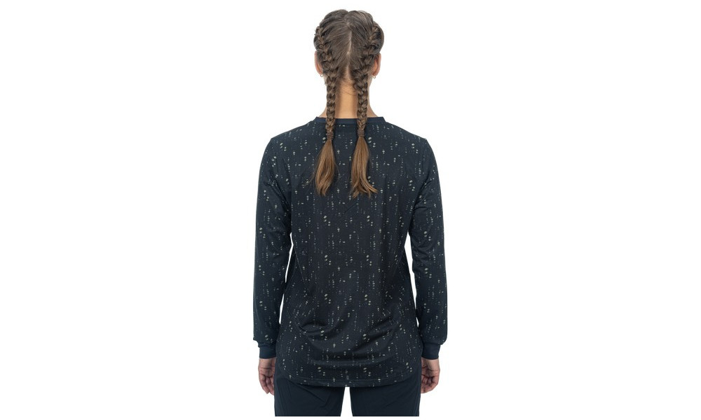 Dviratininko marškinėliai Cube ATX WS Round Neck L/S black pattern - 4