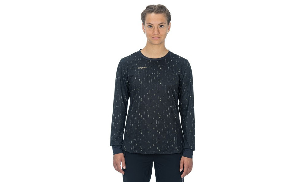 Dviratininko marškinėliai Cube ATX WS Round Neck L/S black pattern - 5
