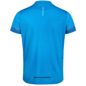 Dviratininko marškinėliai Cube Road/XC Half Zip Rookie S/S white'n'blue'n'red