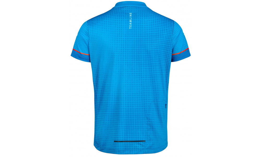 Dviratininko marškinėliai Cube Road/XC Half Zip Rookie S/S white'n'blue'n'red - 2