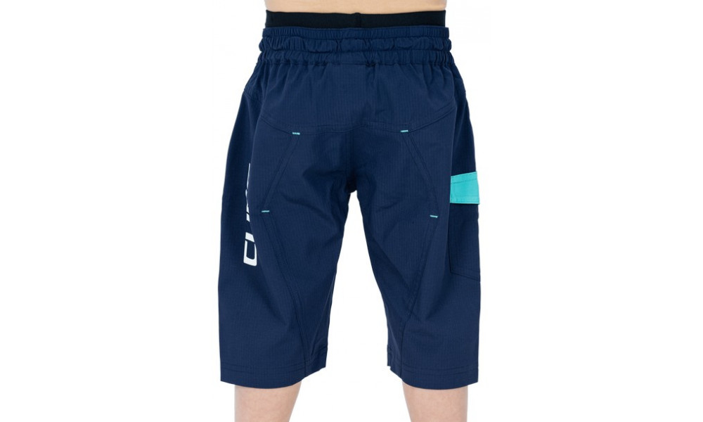 Dviratininko šortai Cube Teamline Baggy Rookie with liner blue'n'mint - 4