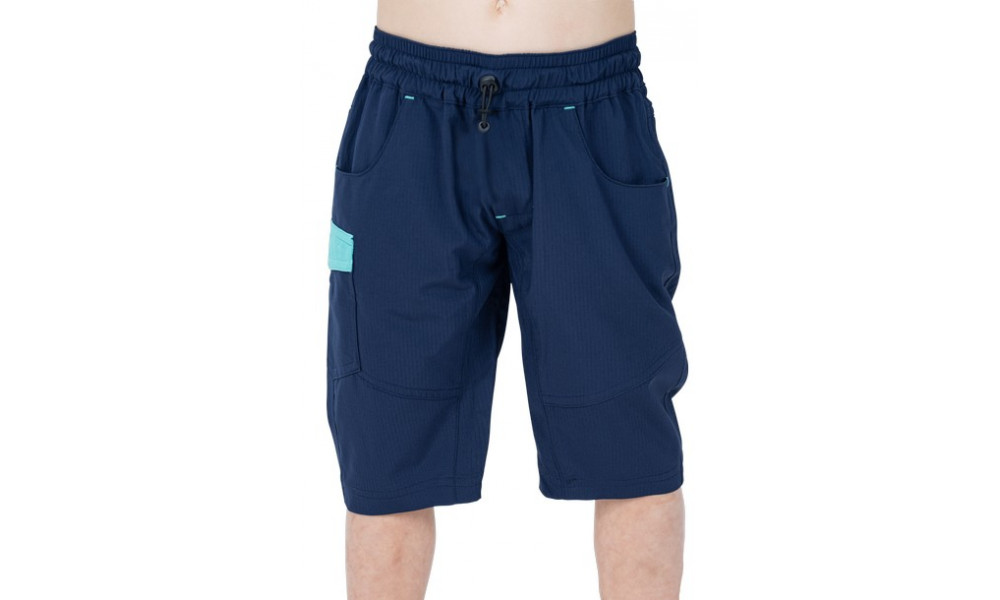 Dviratininko šortai Cube Teamline Baggy Rookie blue'n'mint - 3