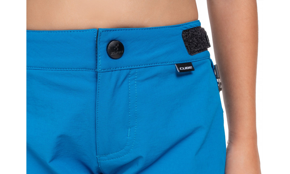 Dviratininko šortai Cube MTB Baggy Rookie X Actionteam blue - 5