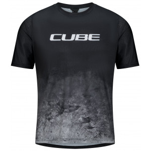 Dviratininko marškinėliai Cube MTB Moonstone S/S blue'n'black