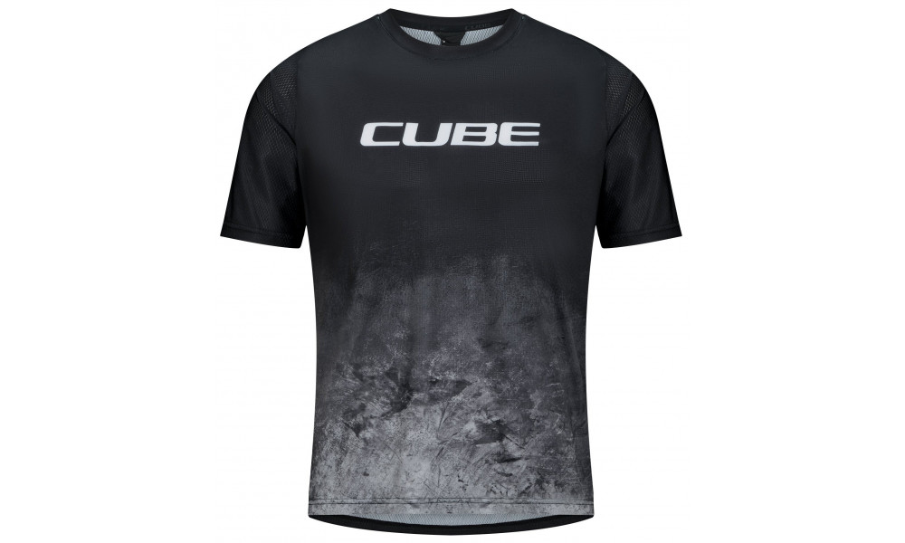 Dviratininko marškinėliai Cube MTB Moonstone S/S blue'n'black - 1