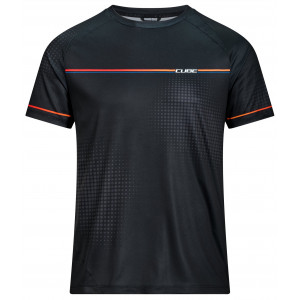Dviratininko marškinėliai Cube Round Neck Tech Teamline S/S black