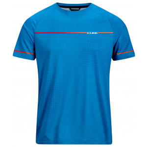 Dviratininko marškinėliai Cube Round Neck Tech Teamline S/S topas blue