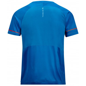 Dviratininko marškinėliai Cube Round Neck Tech Teamline S/S topas blue