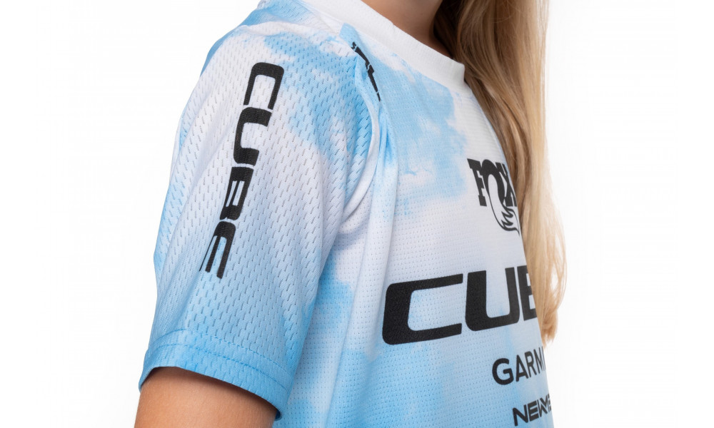 Dviratininko marškinėliai Cube MTB Rookie X Actionteam S/S black'n'blue - 7