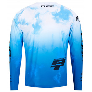 Dviratininko marškinėliai Cube MTB X Actionteam L/S black'n'white