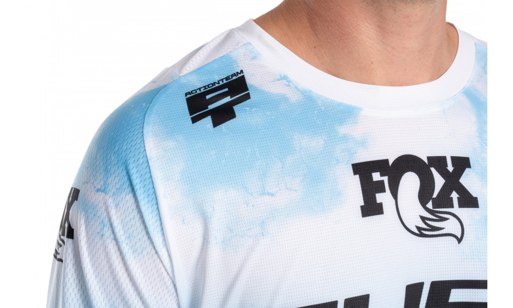 Dviratininko marškinėliai Cube MTB X Actionteam L/S black'n'white - 6