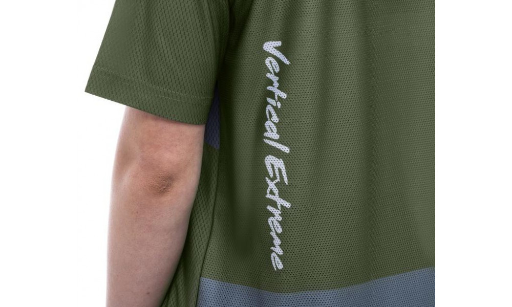 Dviratininko marškinėliai Cube Vertex WS Round Neck TM S/S olive - 4