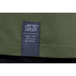 Dviratininko marškinėliai Cube Vertex WS Round Neck TM L/S olive