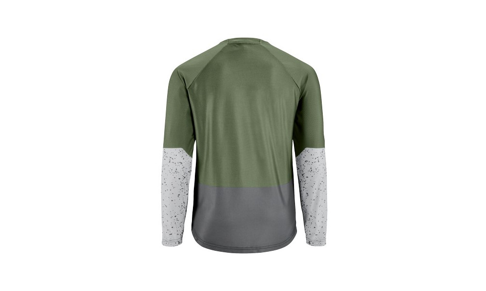 Dviratininko marškinėliai Cube Vertex WS Round Neck TM L/S olive - 7