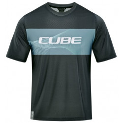 Dviratininko marškinėliai Cube Vertex Round Neck S/S grey'n'mint