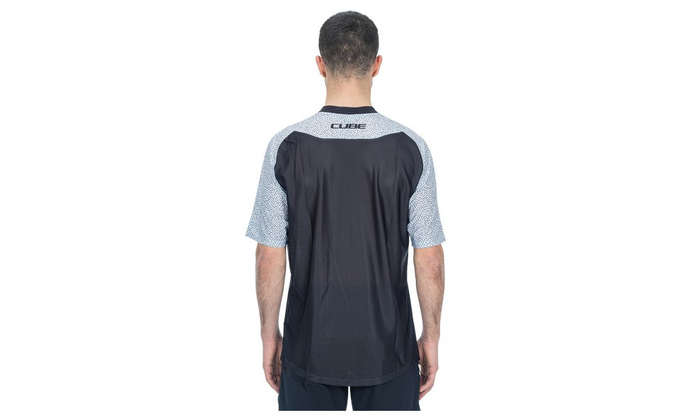 Dviratininko marškinėliai Cube Vertex Round Neck S/S black - 4