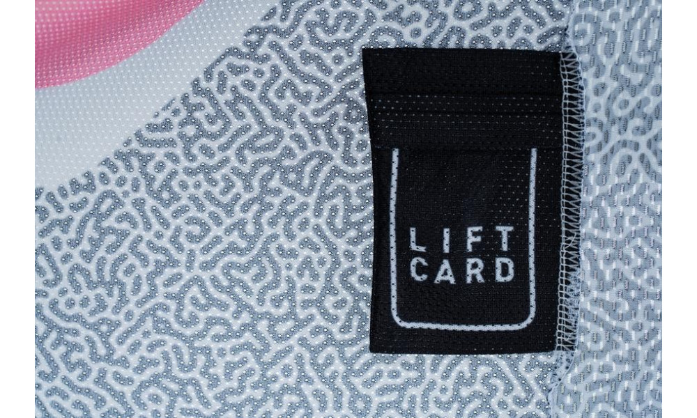 Dviratininko marškinėliai Cube Vertex Round Neck L/S yellow'n'pink - 2