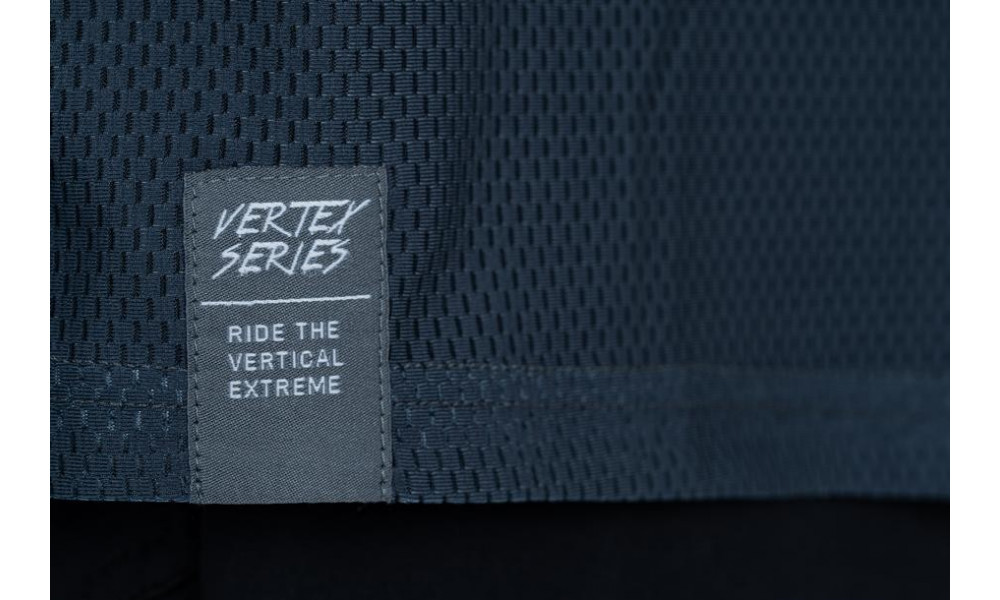 Dviratininko marškinėliai Cube Vertex Round Neck L/S grey'n'red - 3