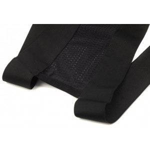 Dviratininko šortai su petnešomis Cube Blackline Baggy black