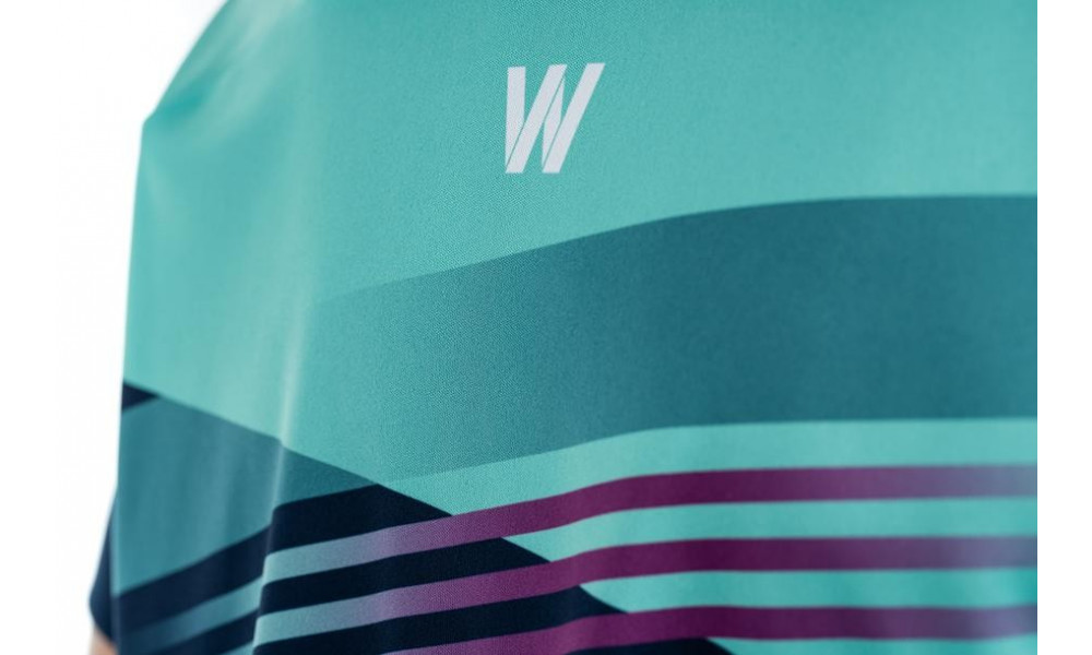 Dviratininko marškinėliai Cube Teamline WS Round Neck S/S blue'n'mint - 2