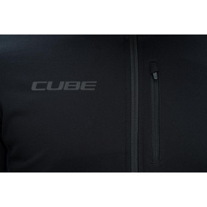 Dviratininko striukė Cube Blackline Softshell Safety black'n'neon yellow