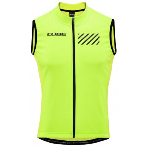 Dviratininko liemenė Cube Blackline Softshell Safety neon yellow