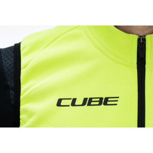 Dviratininko liemenė Cube Blackline Softshell Safety neon yellow