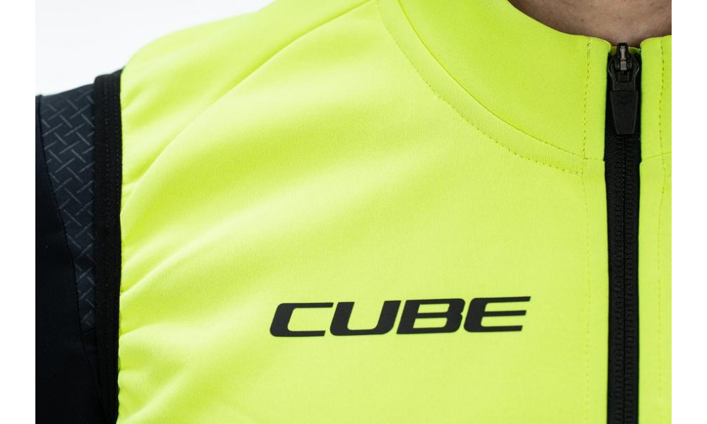 Dviratininko liemenė Cube Blackline Softshell Safety neon yellow - 2