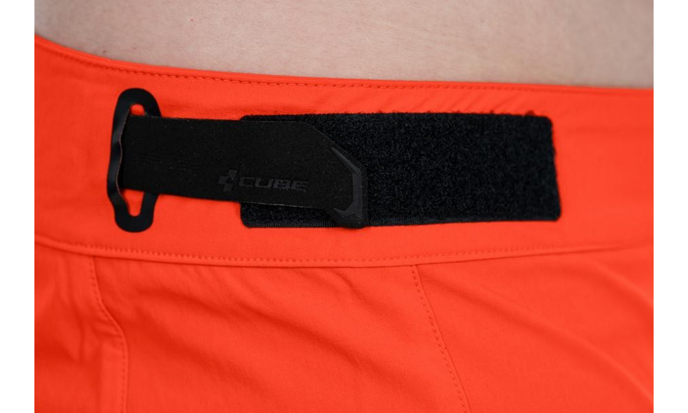 Dviratininko šortai Cube Teamline Baggy red - 2