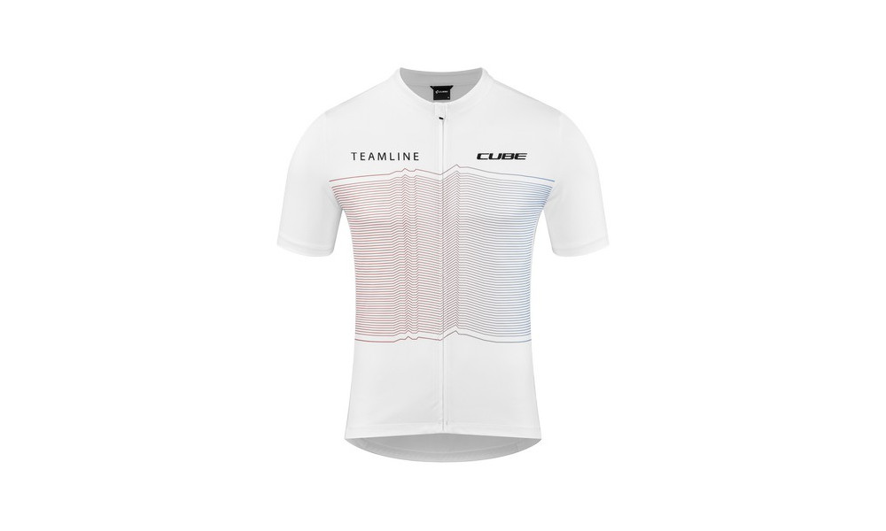 Dviratininko marškinėliai Cube Teamline CMPT S/S white - 1