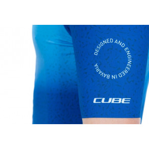 Dviratininko marškinėliai Cube Blackline Race S/S blue