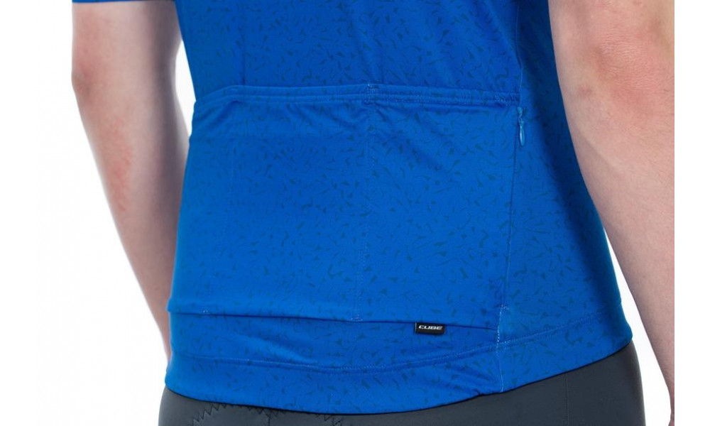 Dviratininko marškinėliai Cube Blackline Race S/S blue - 3