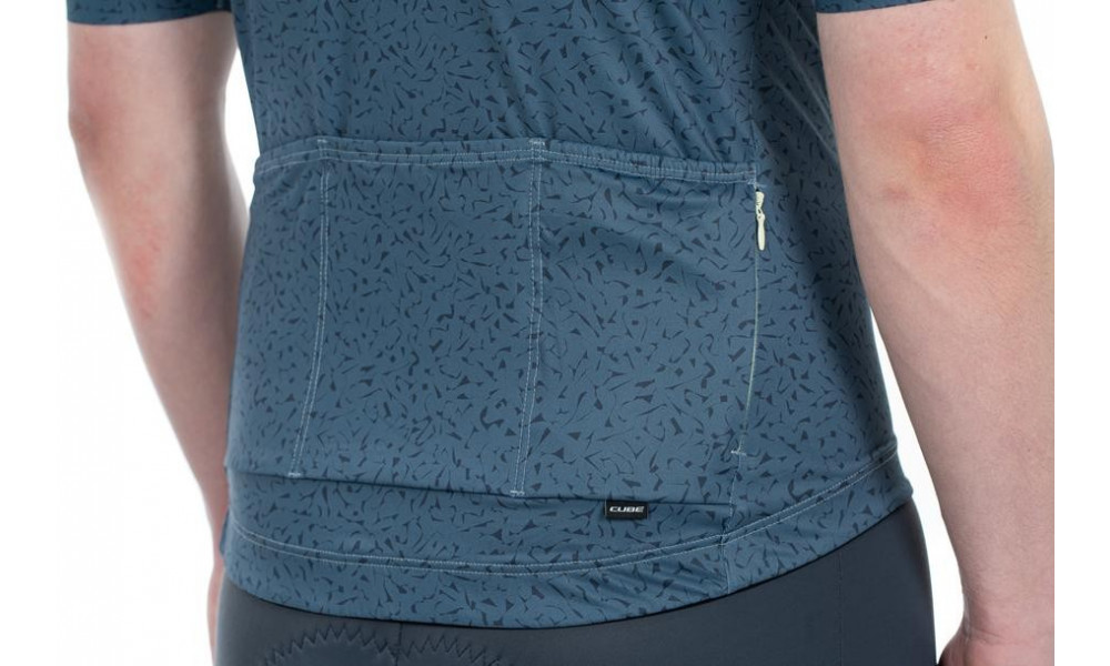 Dviratininko marškinėliai Cube Blackline Race S/S yellow'n'grey - 3