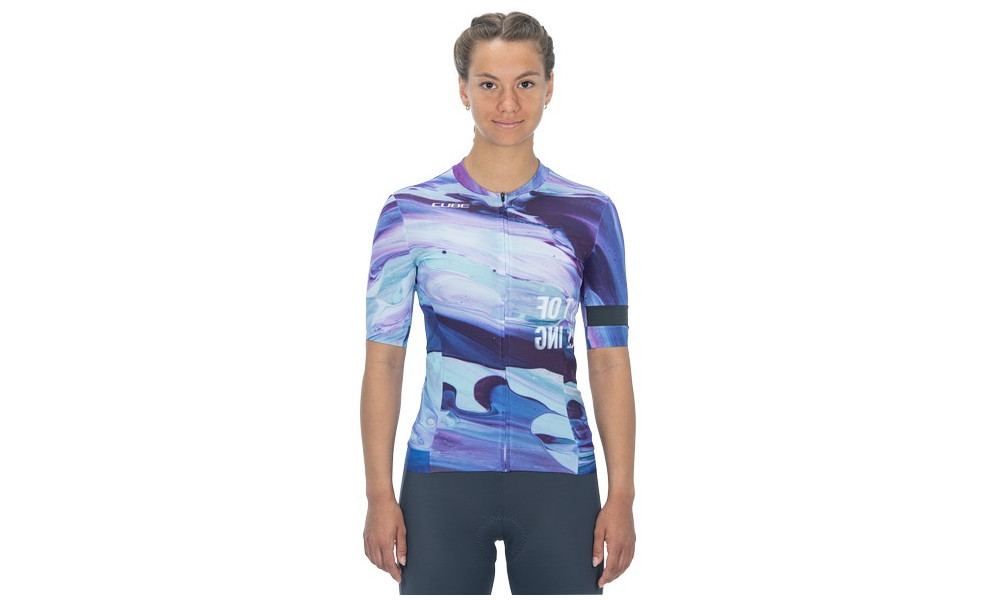 Dviratininko marškinėliai Cube Blackline WS ART S/S pattern - 7