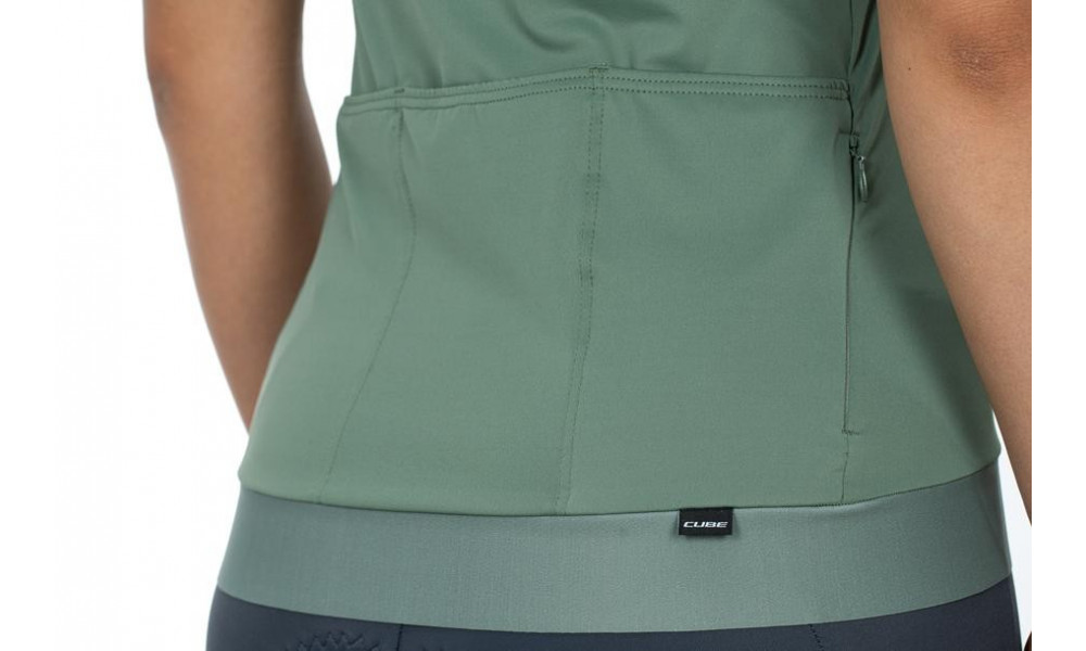 Dviratininko marškinėliai Cube Blackline WS FADE S/S olive'n'violet - 3
