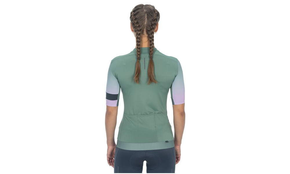 Dviratininko marškinėliai Cube Blackline WS FADE S/S olive'n'violet - 5