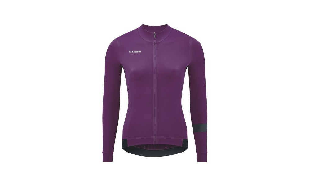 Dviratininko marškinėliai Cube Blackline WS L/S violet - 1