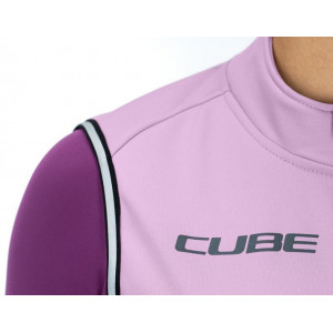 Dviratininko liemenė Cube Blackline WS Softshell violet