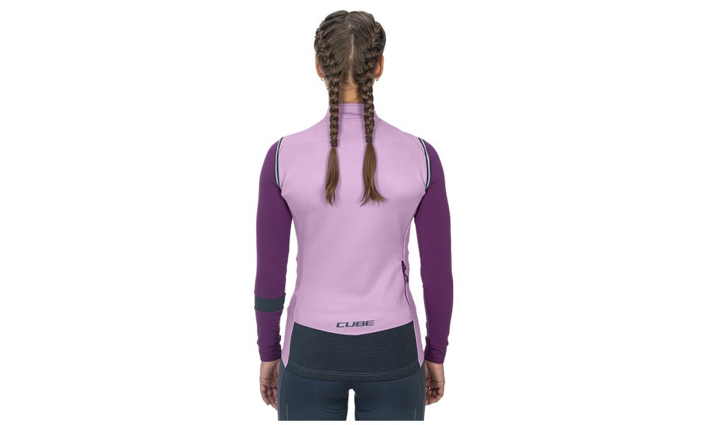 Dviratininko liemenė Cube Blackline WS Softshell violet - 4