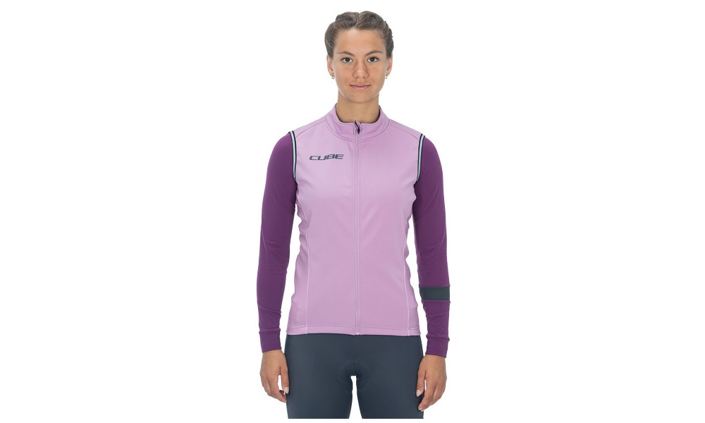 Dviratininko liemenė Cube Blackline WS Softshell violet - 5